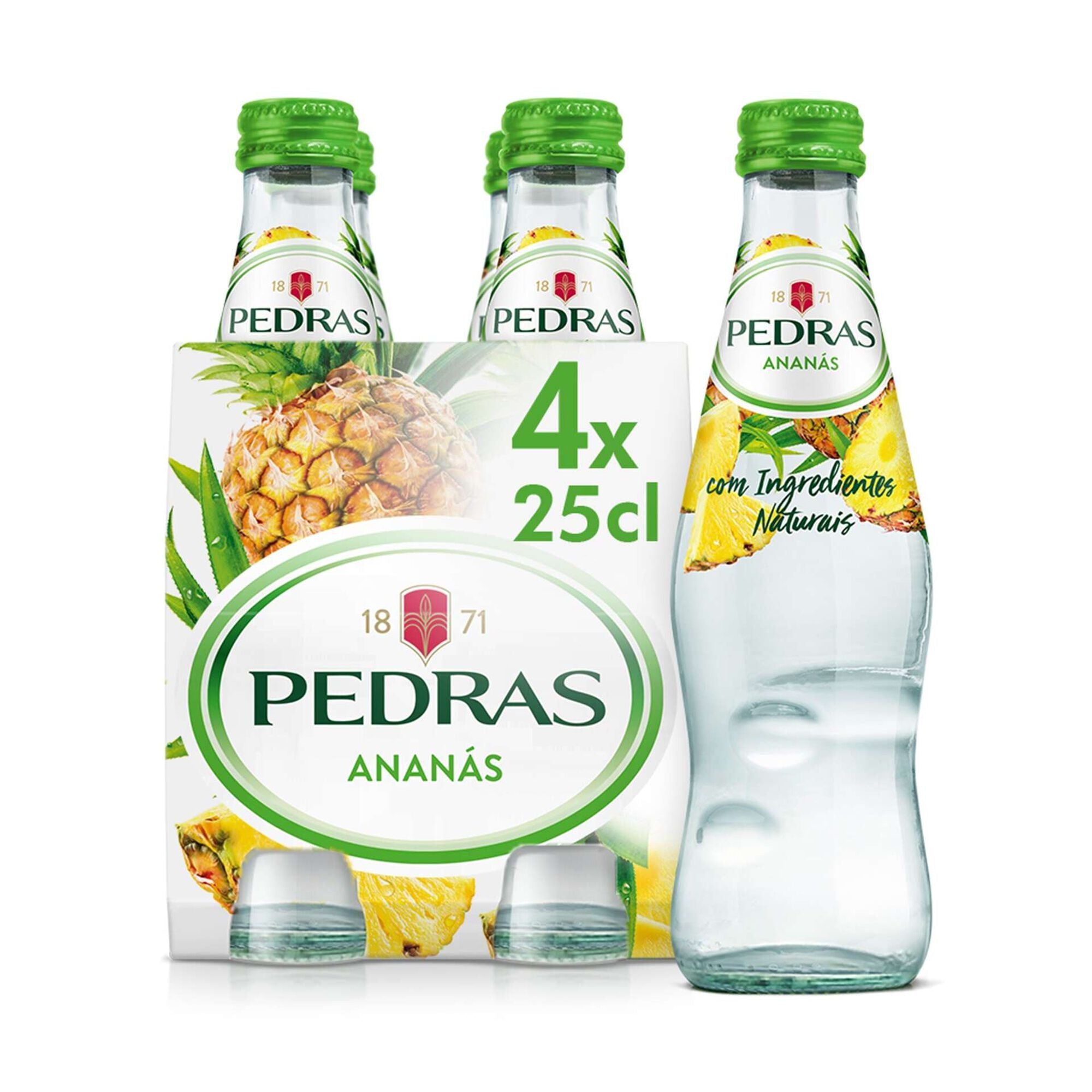 Água com Gás Ananás Pedras