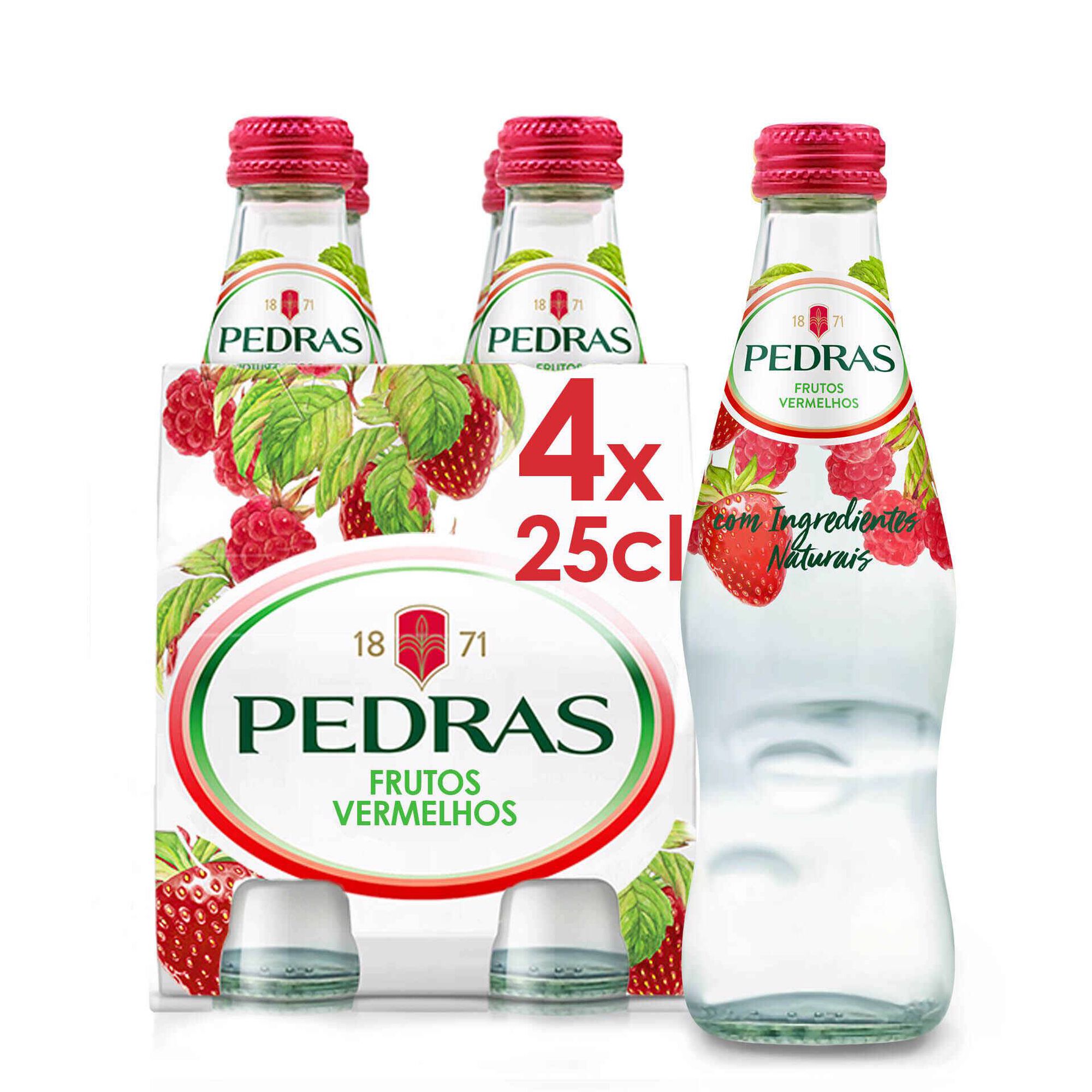 Água com Gás Frutos Vermelhos Pedras
