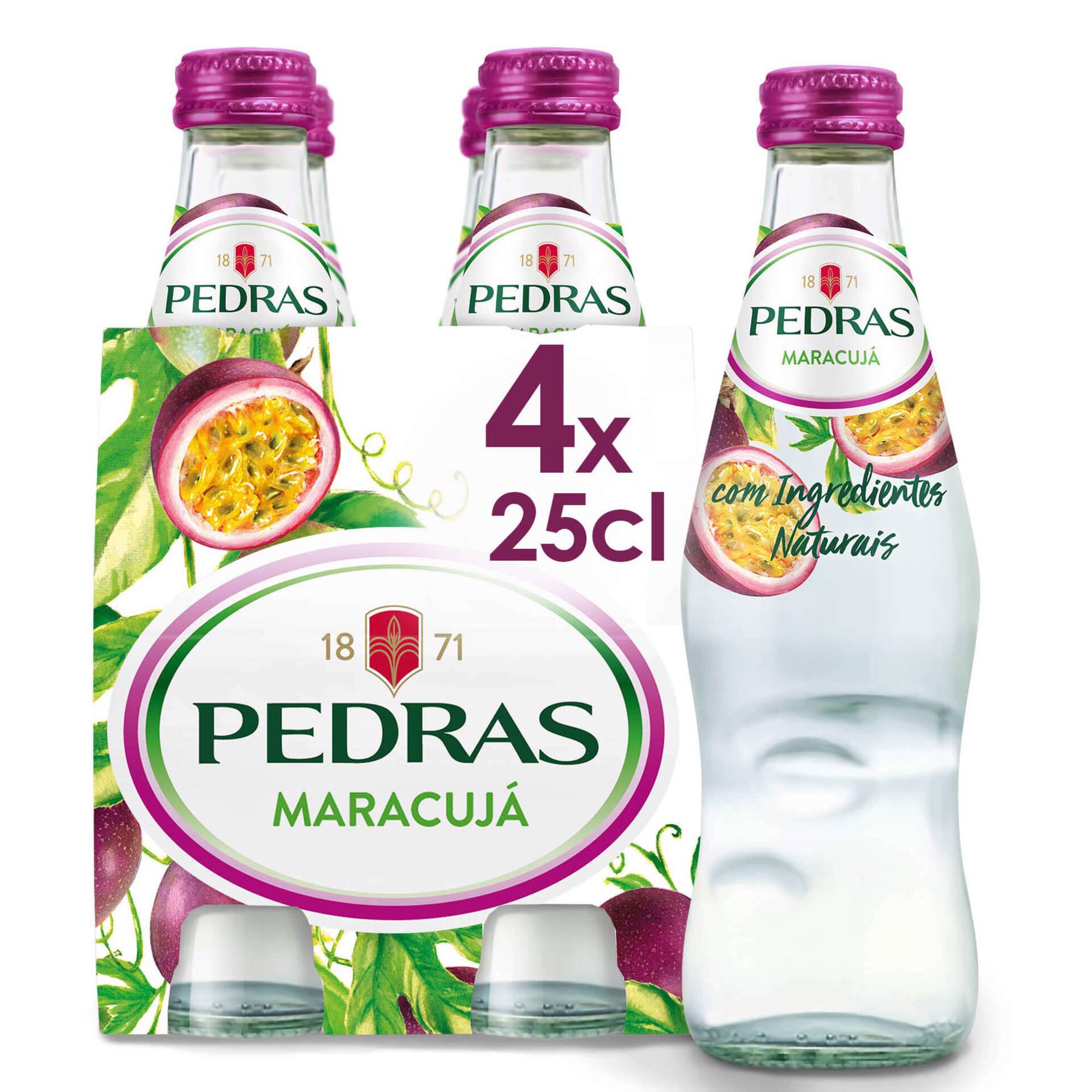 Água com Gás Maracujá Pedras
