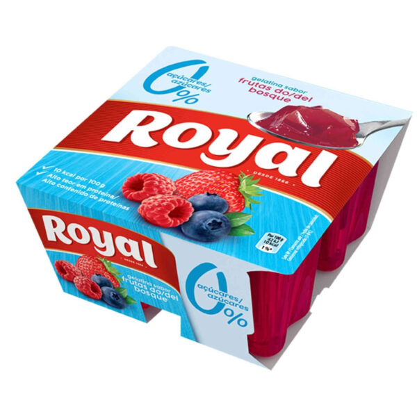 Gelatina Royal Frutos do Bosque Sem Açúcar (Mínimo  compra 2 packs)