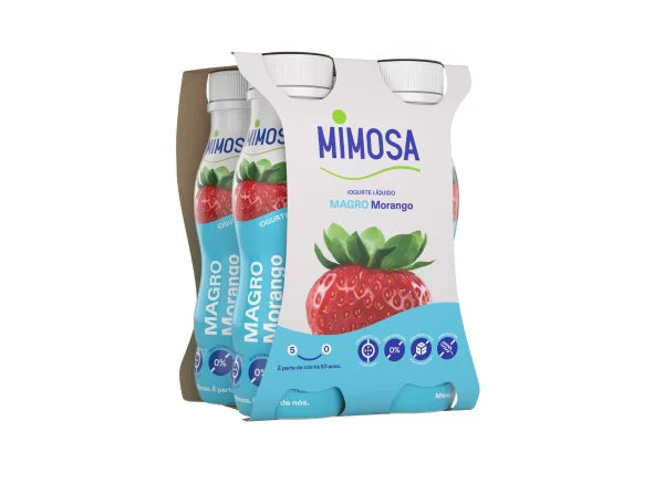 Iogurte Mimosa Magro Líquido Morango  (Mínimo  compra 2 packs)