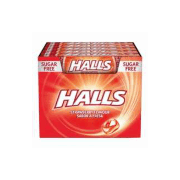 Halls Morango Sem Açúcar – 32g
