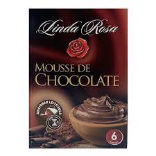 Mousse de Chocolate Linda Rosa 125g